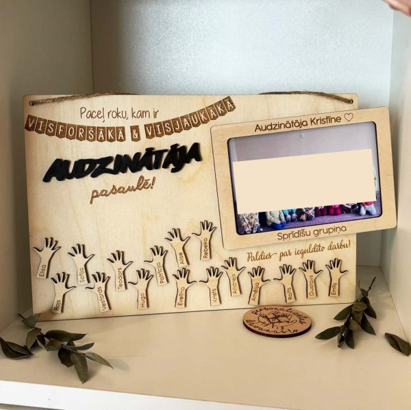 Personalizēta dāvana AUDZINĀTĀJAI Skolotāju dienā no klases vai bērnudārza grupiņas ♡ - Image 11