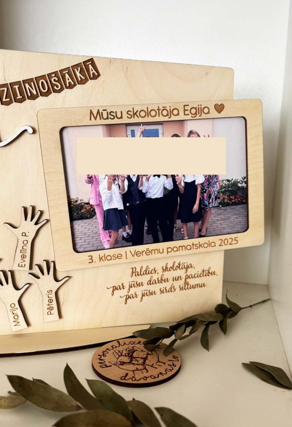 Personalizēta dāvana AUDZINĀTĀJAI Skolotāju dienā no klases vai bērnudārza grupiņas ♡ - Image 3