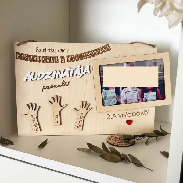 Personalizēta dāvana AUDZINĀTĀJAI Skolotāju dienā no klases vai bērnudārza grupiņas ♡ - Image 5