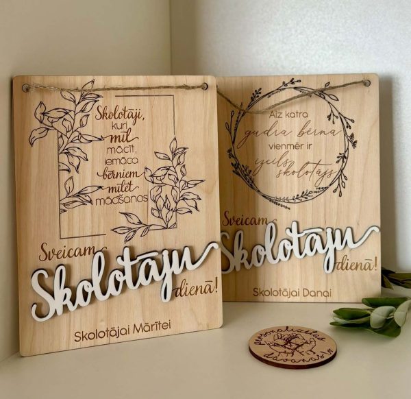 Aiz katra gudra bērna vienmēr ir izcils skolotājs ♡ Personalizēta dāvana SKOLOTĀJAI vai AUDZINĀTĀJAI - Image 4