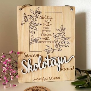 Personalizēta dāvana ♡ audzinātājai un skolotājai