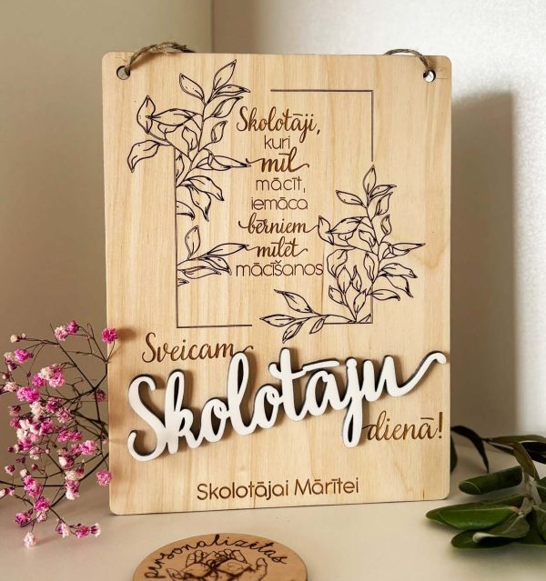 Personalizēta dāvana ♡ audzinātājai un skolotājai