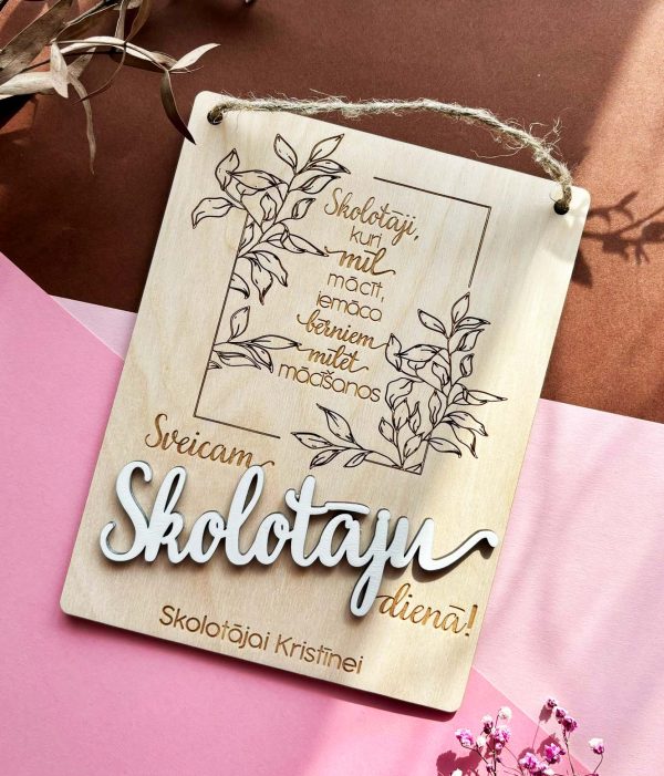 Personalizēta dāvana ♡ audzinātājai un skolotājai - Image 2