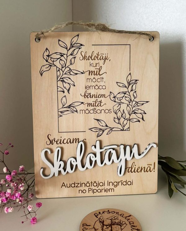 Personalizēta dāvana ♡ audzinātājai un skolotājai - Image 4