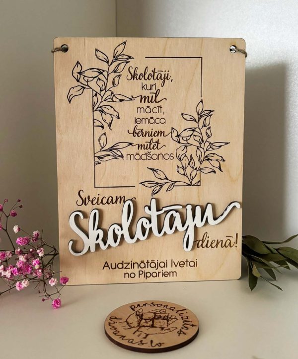 Personalizēta dāvana ♡ audzinātājai un skolotājai - Image 8