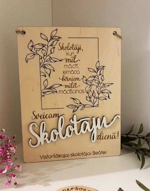 Personalizēta dāvana ♡ audzinātājai un skolotājai - Image 9