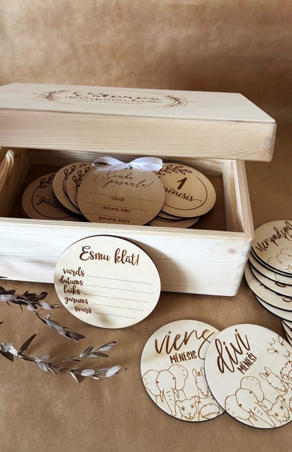 Atmiņu kaste ♡ Bērnības dārgumu lāde | personalizēta dāvana bērnam - Image 3