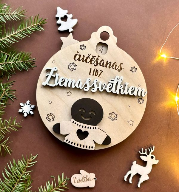 Laika atskaites dekors Ziemassvētkiem ♡ atlikušās dienas līdz svētkiem 🌲 - Image 2