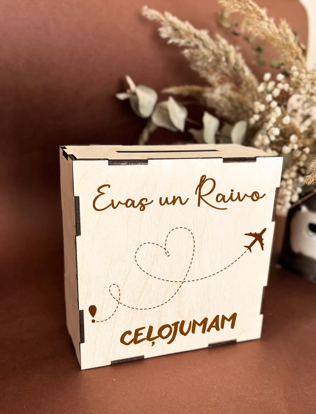 Jaunā pāra KRĀJKASE | personalizēta kāzu dāvana jaunlaulātajiem - Image 4