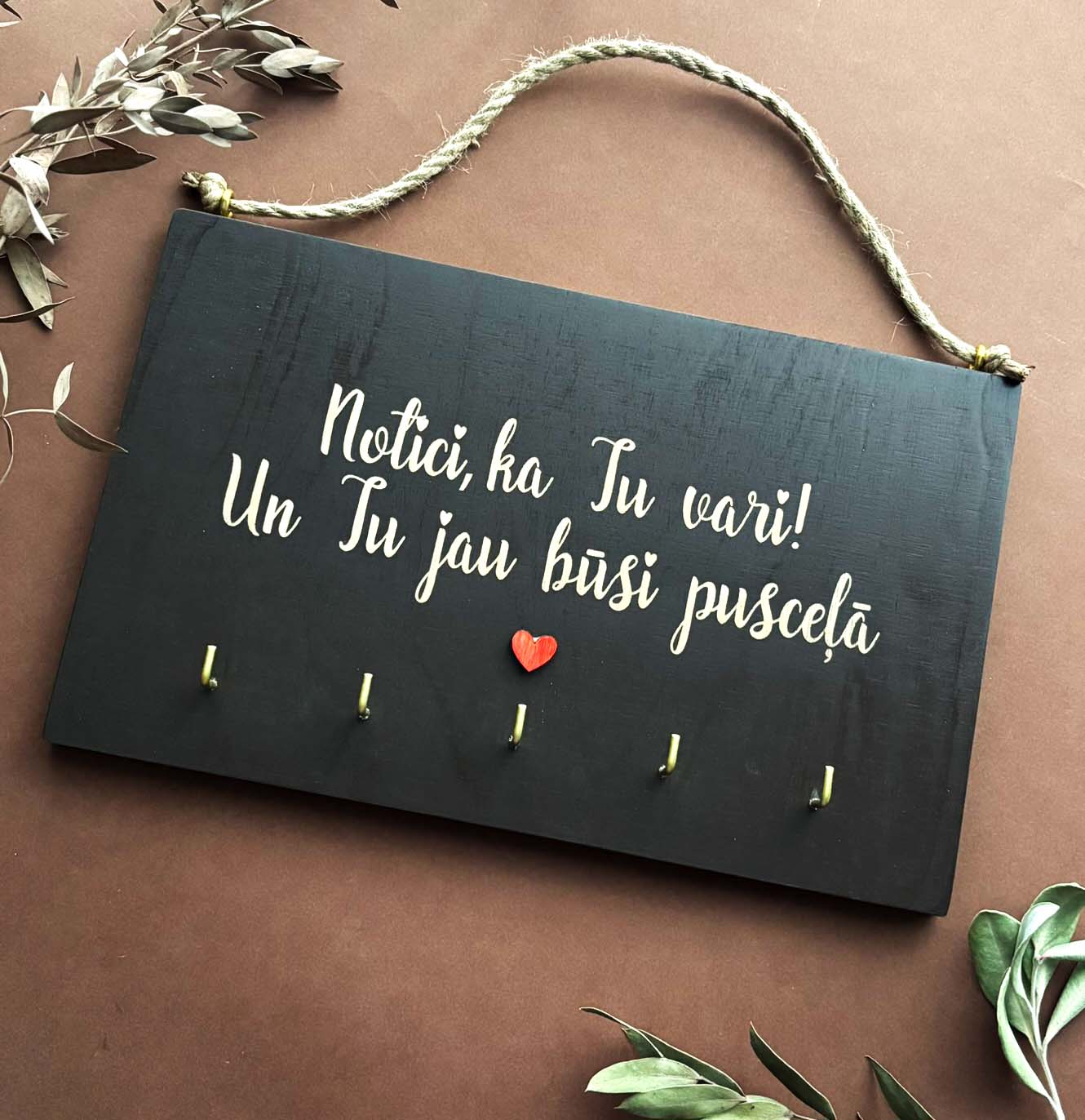 Personalizējams atslēgu pakaramais | turētājs ♥ Notici, ka Tu vari! Un Tu jau būsi pusceļā - Image 3