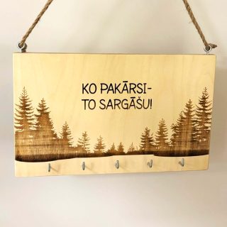 Ko pakārsi, to sargāšu! ♥ Personalizējams atslēgu pakaramais | turētājs