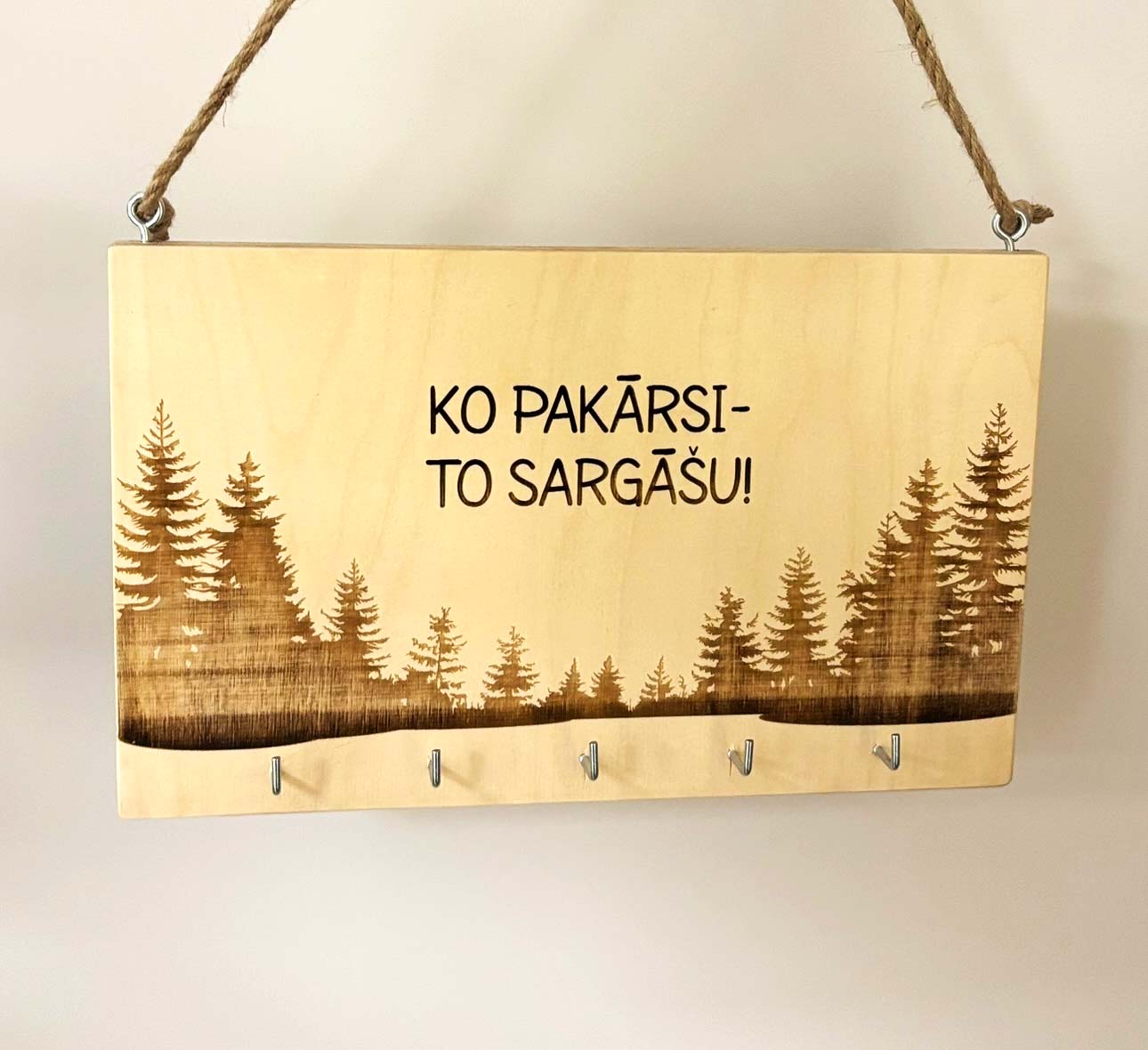 Ko pakārsi, to sargāšu! ♥ Personalizējams atslēgu pakaramais | turētājs