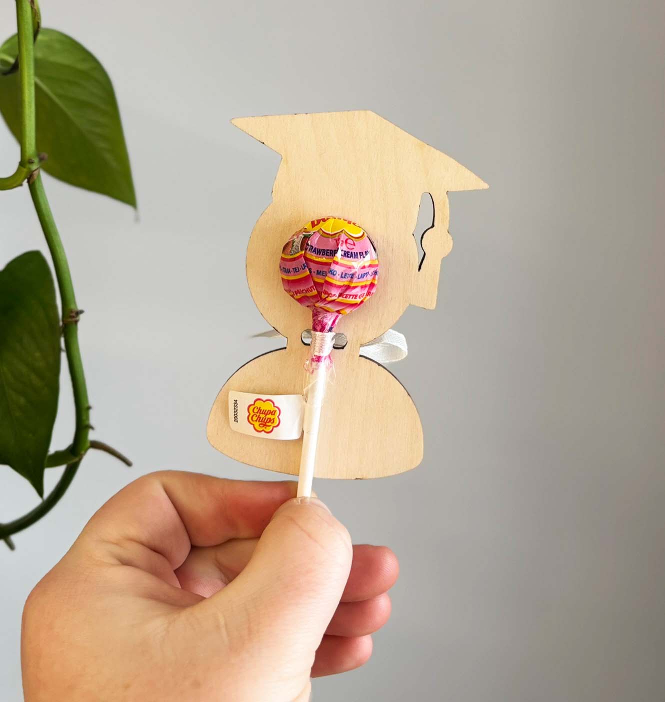 Izlaiduma balva | koka rotājums ar ievietojamu ledeni Chupa Chups ♡ Izlaiduma dāvana bērniem - Image 3